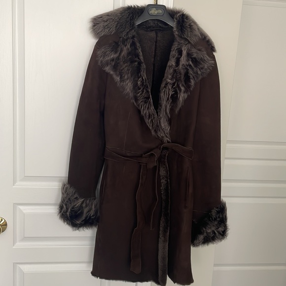 Genuine shearling coat - Picture 7 of 10